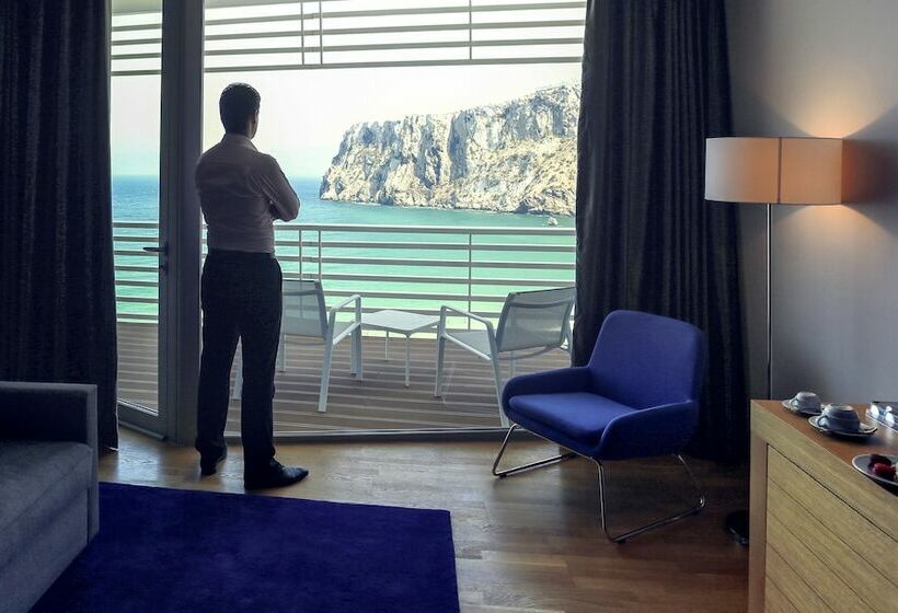 דירת חדר עם נוף לים ומרפסת, Mercure Quemado Al Hoceima Resort