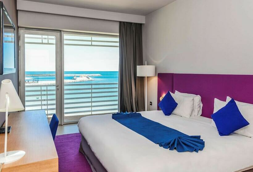 דירת חדר עם נוף לים ומרפסת, Mercure Quemado Al Hoceima Resort
