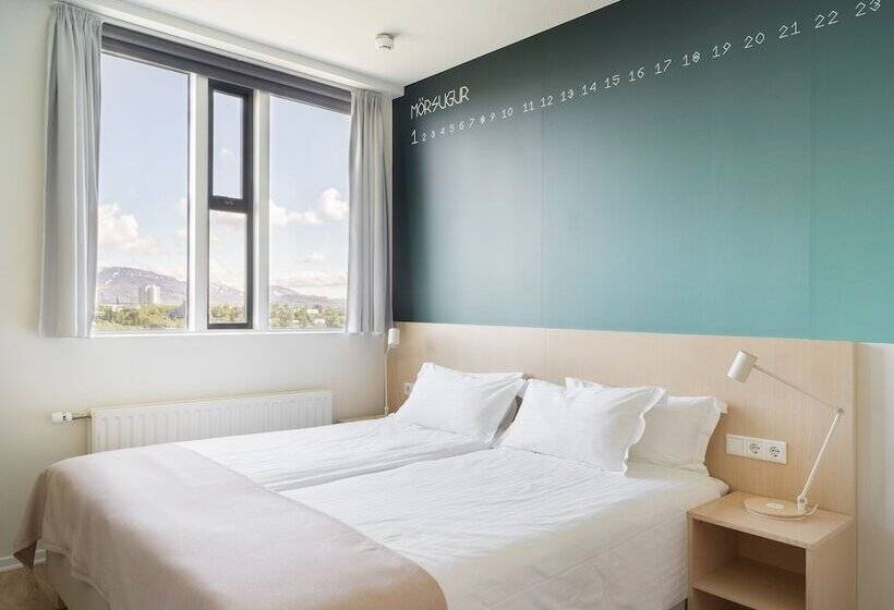 اتاق استاندارد با چشم‌انداز کوهستان, Reykjavik Lights Hotel By Keahotels