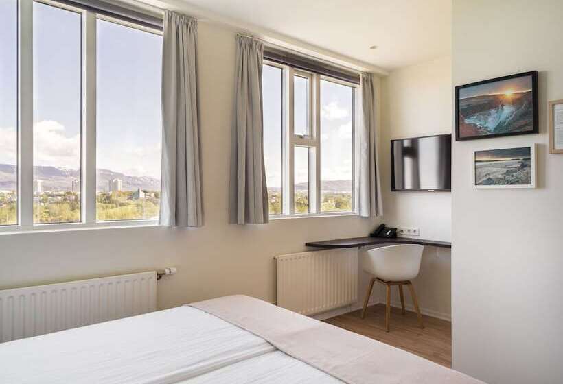 اتاق استاندارد با چشم‌انداز کوهستان, Reykjavik Lights Hotel By Keahotels