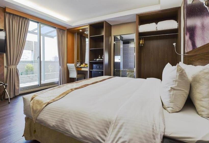 اتاق لوکس با بالکن, Yuhao Hotel   Hsinchu Branch
