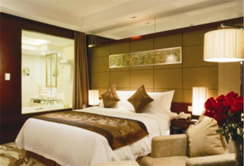 Quarto Deluxe Cama King, Wyndham Garden Suzhou