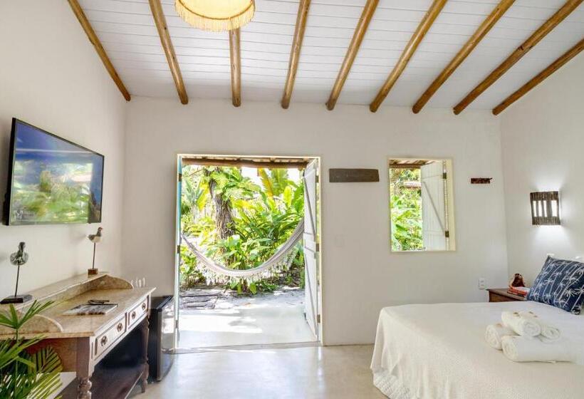 اتاق استاندارد سه تخته با بالکن, Pousada Villa Serena
