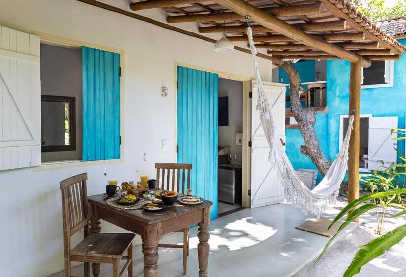 اتاق استاندارد سه تخته با بالکن, Pousada Villa Serena