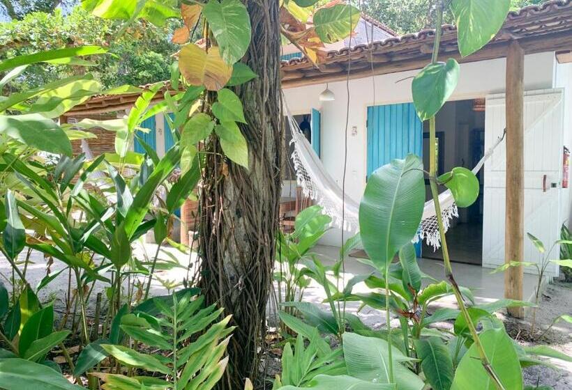اتاق استاندارد سه تخته با بالکن, Pousada Villa Serena
