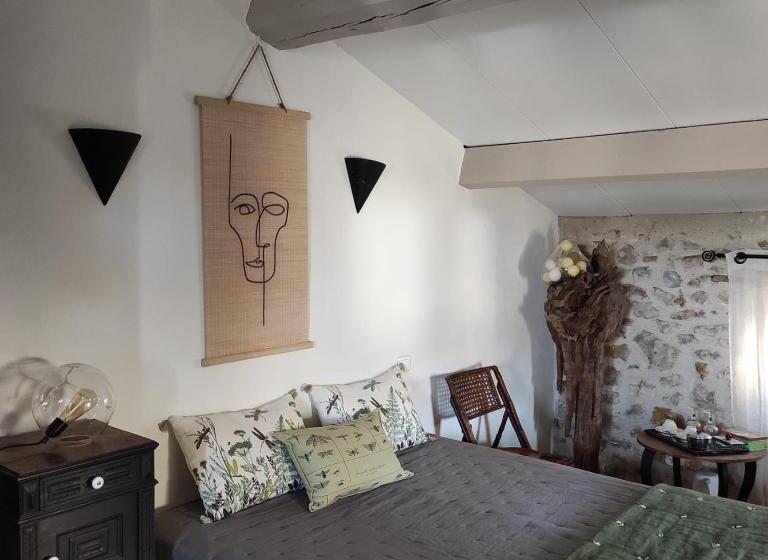 اتاق استاندارد با تراس, Chambres Du Clocher