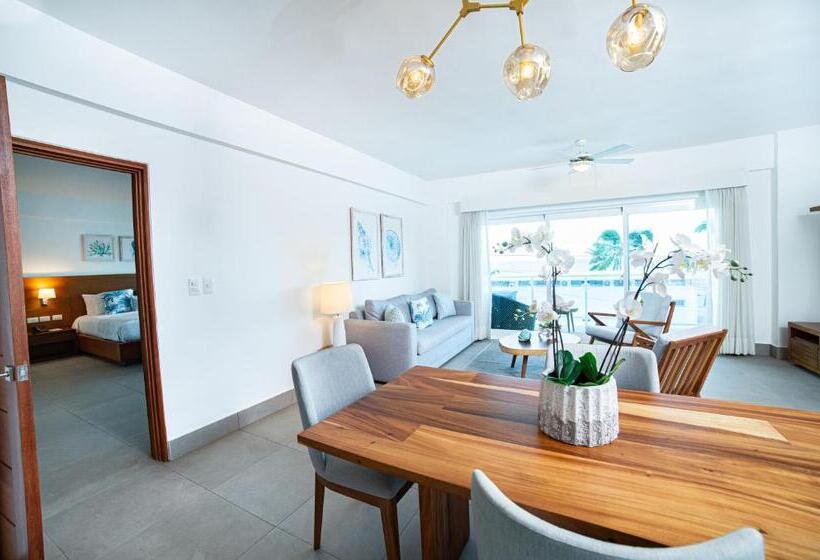آپارتمان 1 خوابه با چشم‌انداز استخر, Presidential Suites Cabarete   Room Only