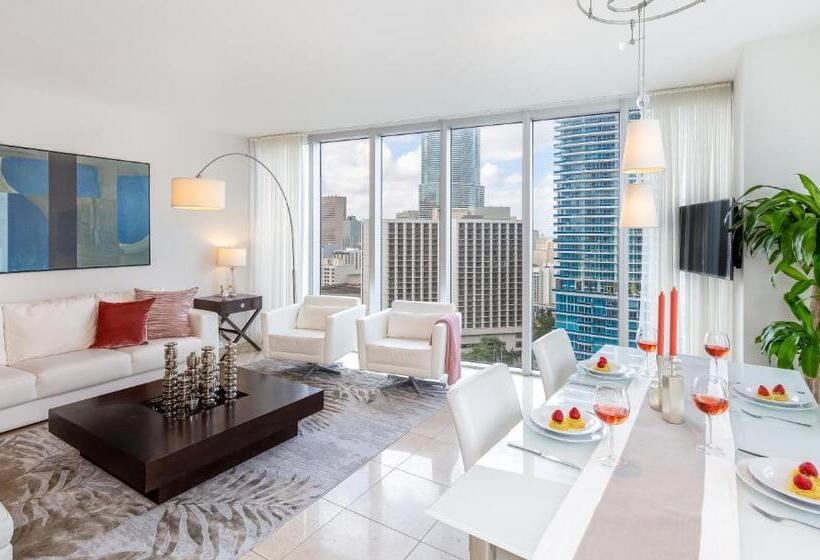 آپارتمان 1 خوابه با چشم‌انداز, Brickell By Miami Vacation Rentals