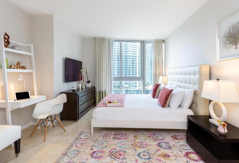 آپارتمان 1 خوابه با چشم‌انداز, Brickell By Miami Vacation Rentals