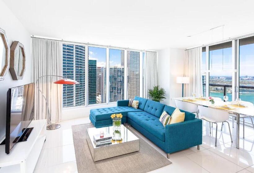 آپارتمان 1 خوابه با چشم‌انداز, Brickell By Miami Vacation Rentals