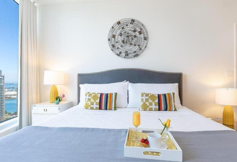 آپارتمان 1 خوابه با چشم‌انداز, Brickell By Miami Vacation Rentals