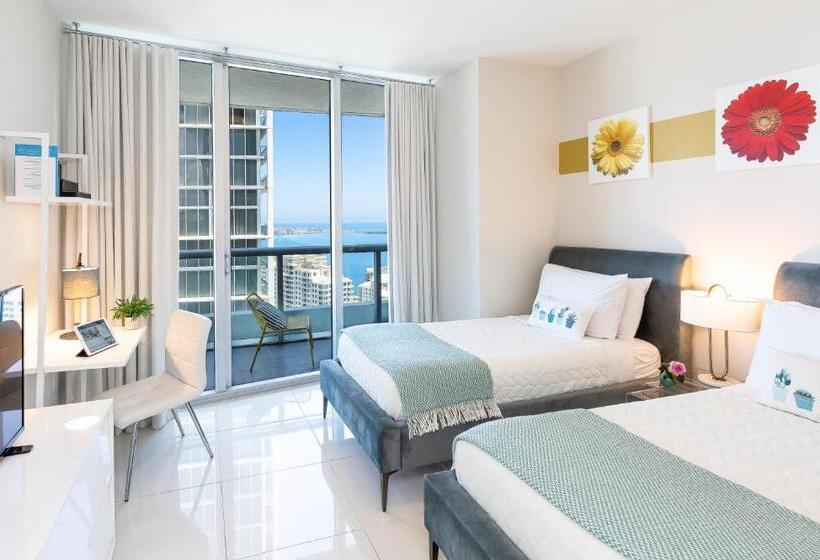 آپارتمان 1 خوابه با چشم‌انداز, Brickell By Miami Vacation Rentals
