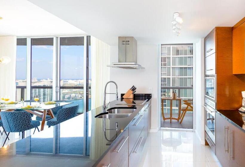 آپارتمان 1 خوابه با چشم‌انداز, Brickell By Miami Vacation Rentals
