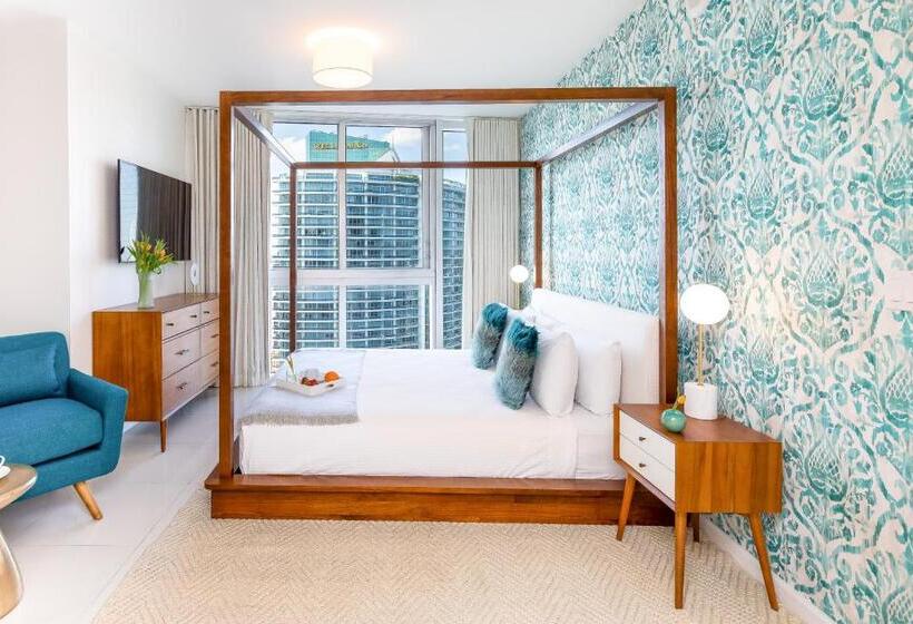 آپارتمان 1 خوابه با چشم‌انداز, Brickell By Miami Vacation Rentals