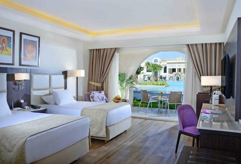 Deluxe Zimmer Seitl. Meerblick, Pickalbatros White Beach Resort  Hurghada