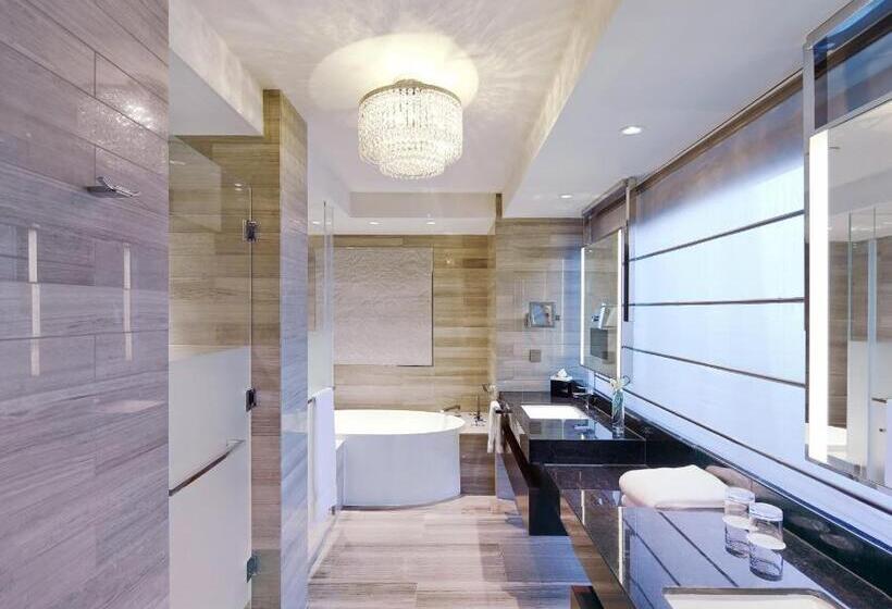 اتاق دلوکس با تخت کینگ و چشم‌انداز شهر, Fairmont  Nanjing