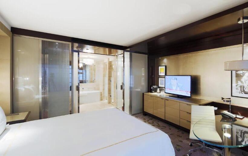 اتاق دلوکس با تخت کینگ و چشم‌انداز شهر, Fairmont  Nanjing