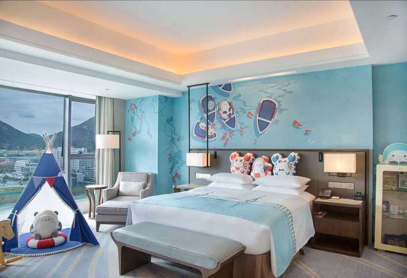 اتاق استاندارد با تخت بزرگ, Hilton Haikou Meilan