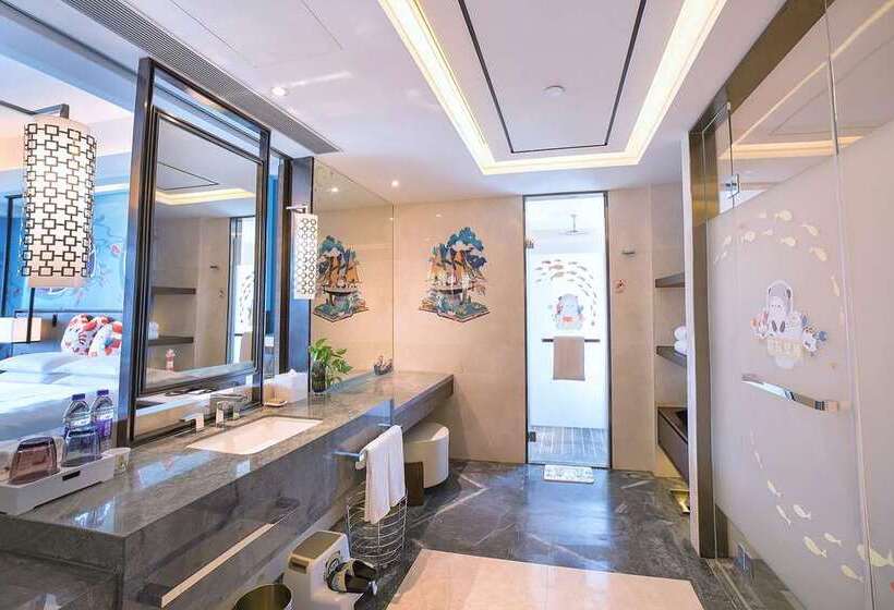 اتاق استاندارد با تخت بزرگ, Hilton Haikou Meilan