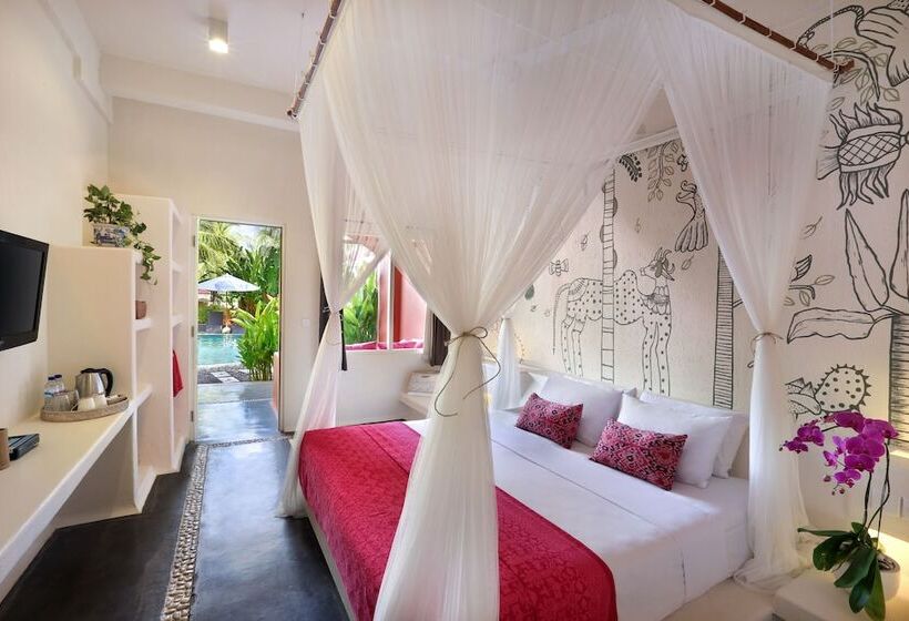 اتاق استاندارد با چشم‌انداز استخر, Pinkcoco Uluwatu   Constant Surprises & For Cool Adults Only