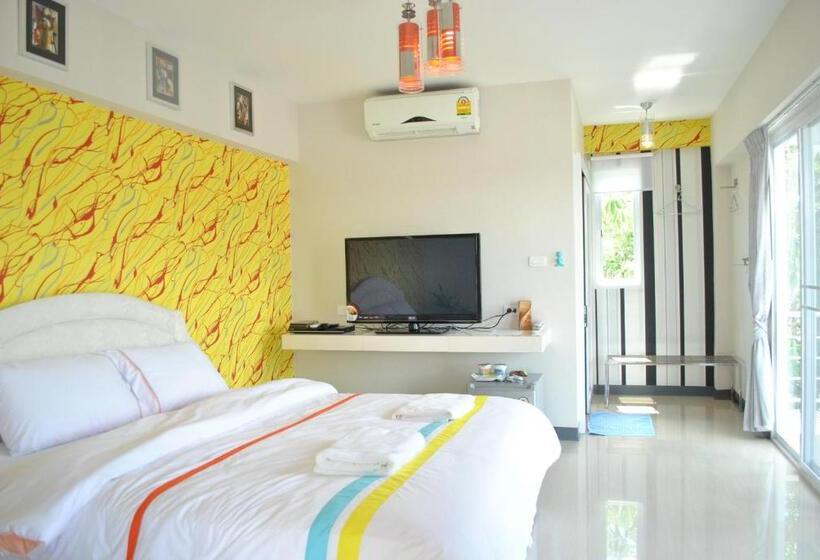 اتاق استاندارد با تخت بزرگ, O.u.m. Hotel   โรงแรมโอยูเอ็ม