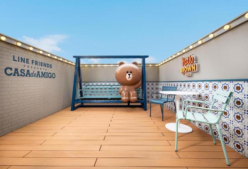 اتاق لوکس با تخت بزرگ, Line Friends Presents Casa De Amigo