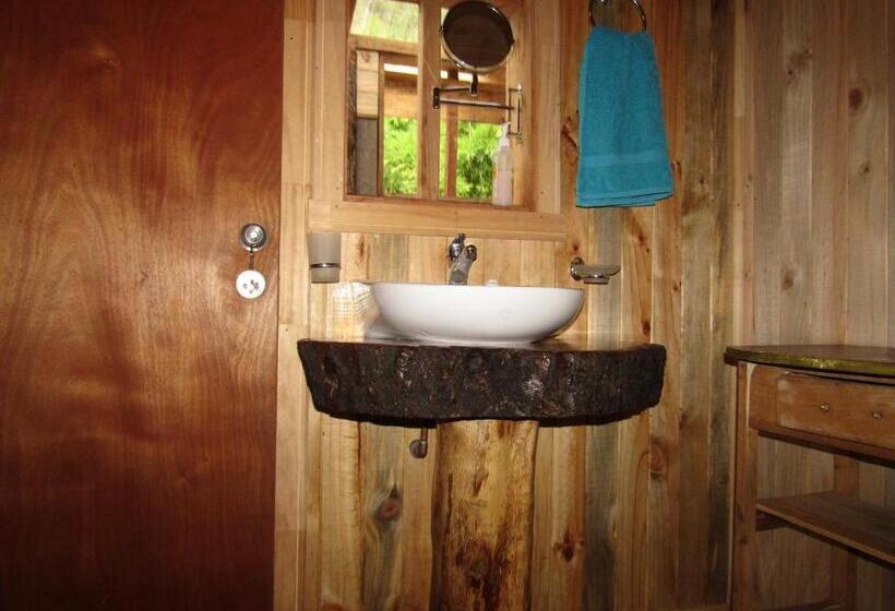 آپارتمان 1 خوابه, Refugio Montaña Kultrun Mawida, Habitación Con Baño Y Cocina Privada