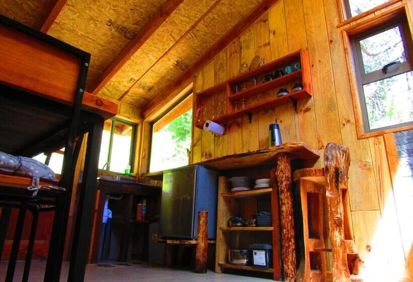 آپارتمان 1 خوابه, Refugio Montaña Kultrun Mawida, Habitación Con Baño Y Cocina Privada