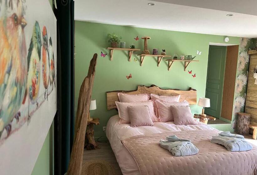اتاق استاندارد با چشم‌انداز باغ, Aux Murmures De La Nature B&b