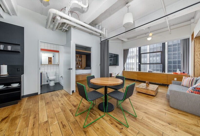آپارتمان 1 خوابه, Placemakr Wall Street