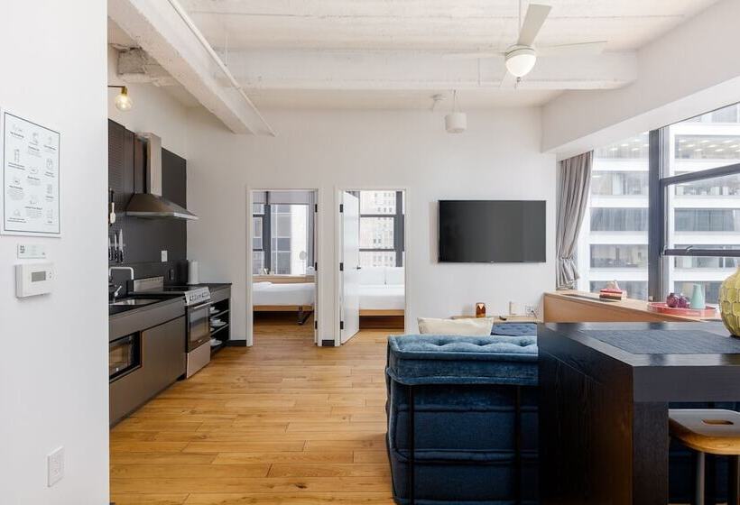 آپارتمان 2 خوابه, Placemakr Wall Street