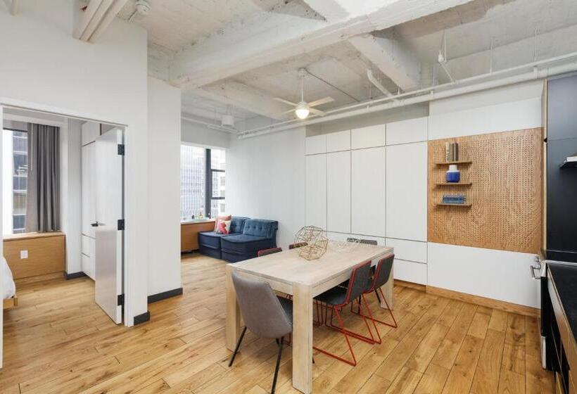 آپارتمان پریمیوم 1 خوابه, Placemakr Wall Street