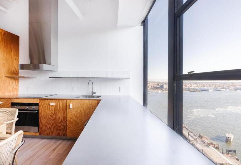 2 Bedroom Premium Apartment, Placemakr Wall Street