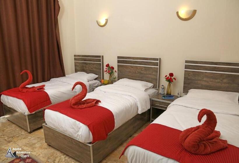 Triple Room Sea View, Aqaba Adventure Divers Village