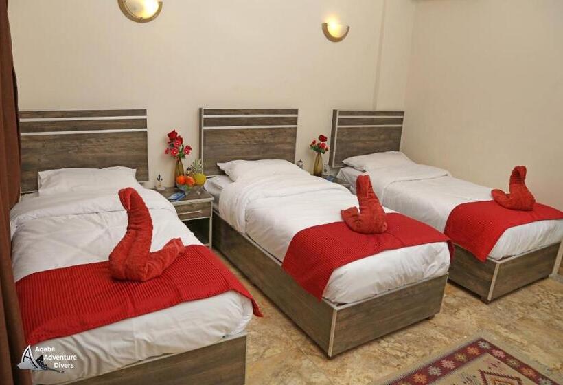Triple Room Sea View, Aqaba Adventure Divers Village