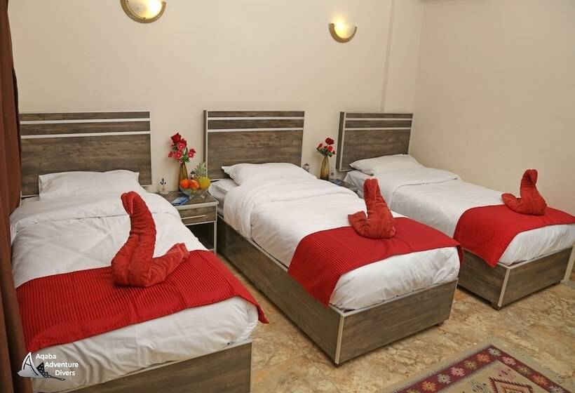 Triple Room Sea View, Aqaba Adventure Divers Village