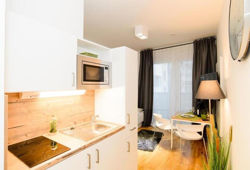 آپارتمان 1 خوابه با بالکن, Aparthotel My Room   Messe Munich