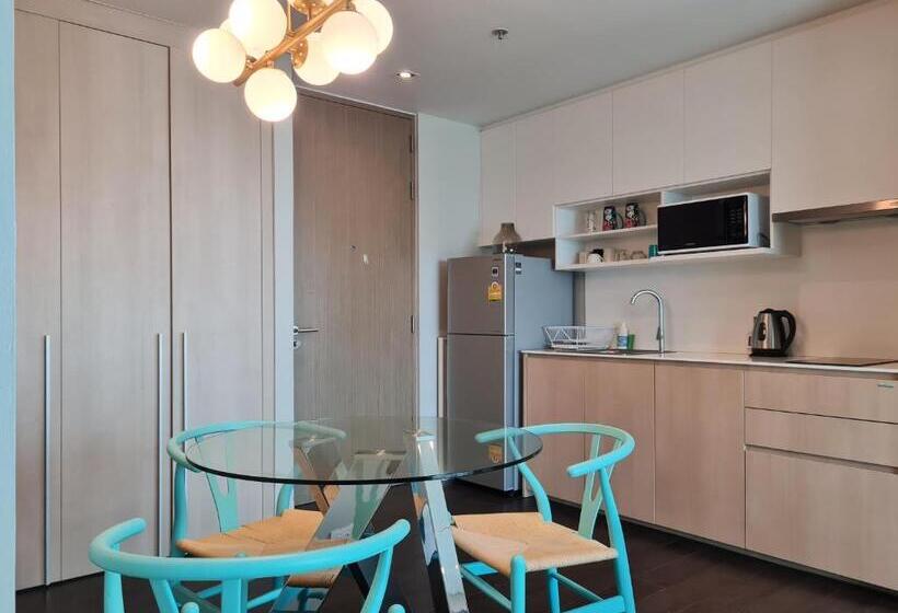 اتاق خانوادگی با چشم‌انداز جانبی دریا, Veranda Residence Pattaya By Sea