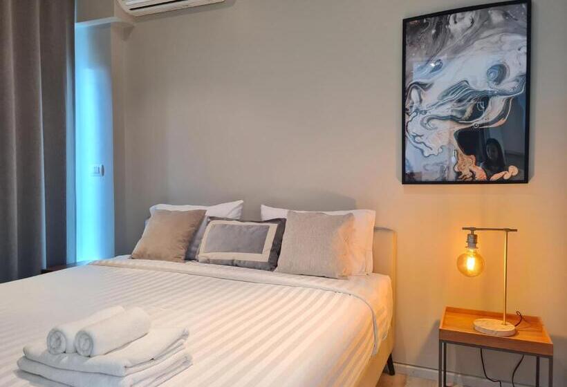 اتاق خانوادگی با چشم‌انداز جانبی دریا, Veranda Residence Pattaya By Sea