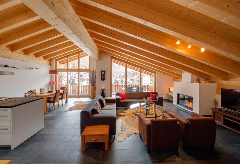 1 Bedroom Penthouse Apartment, Mountain Exposure Luxury Chalets & Penthouses & Apartments