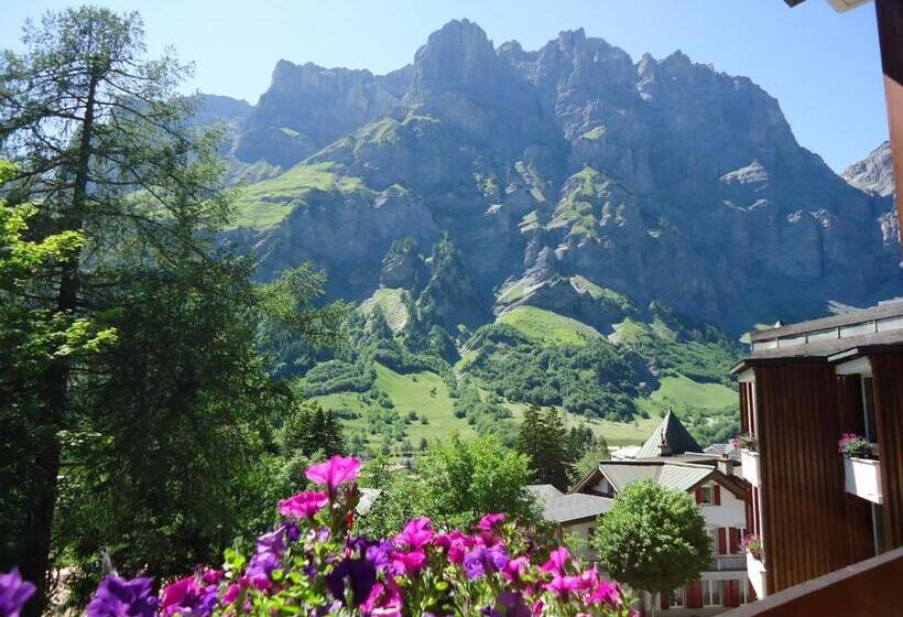 标准间带阳台, Quellenhof Leukerbad