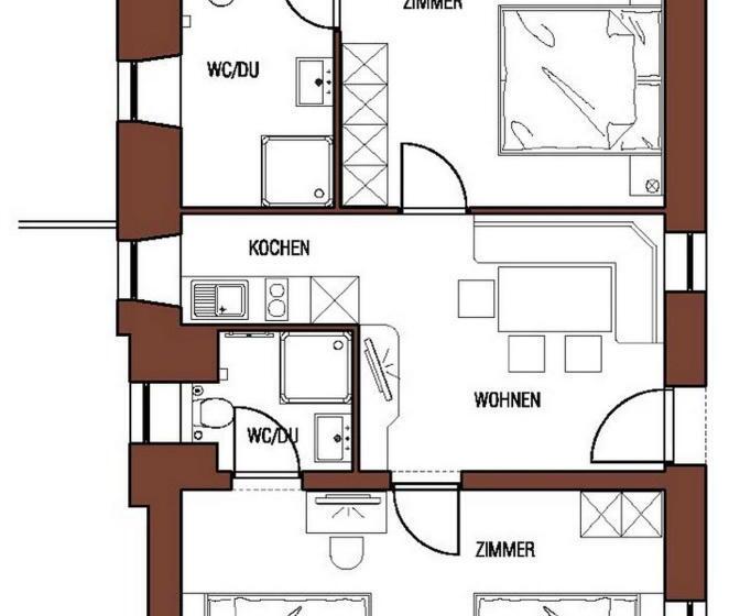 آپارتمان سوپریور 2 خوابه, Aparthotel Chalet Wetzlgut