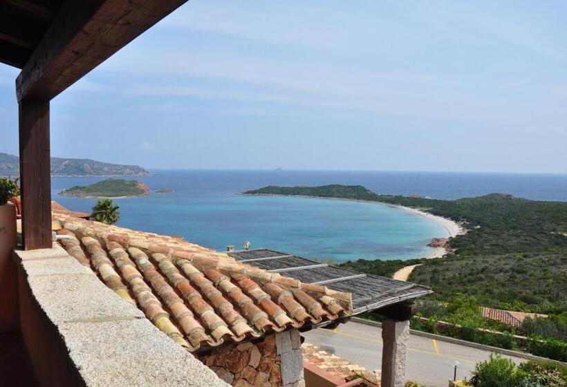 آپارتمان 1 خوابه با چشم‌انداز دریا, Villaggio Est A Capo Coda Cavallo San Teodoro