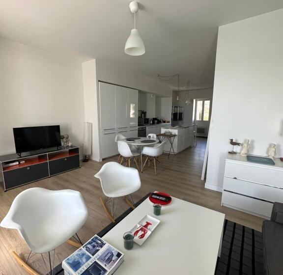 آپارتمان 1 خوابه با چشم‌انداز دریا, Appartement Design I   Port Du Rosmeur   Douarnenez