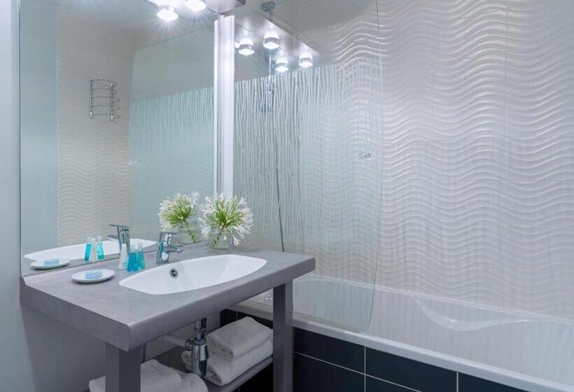 آپارتمان 1 خوابه با چشم‌انداز جانبی دریا, Residence Thalasso Concarneau