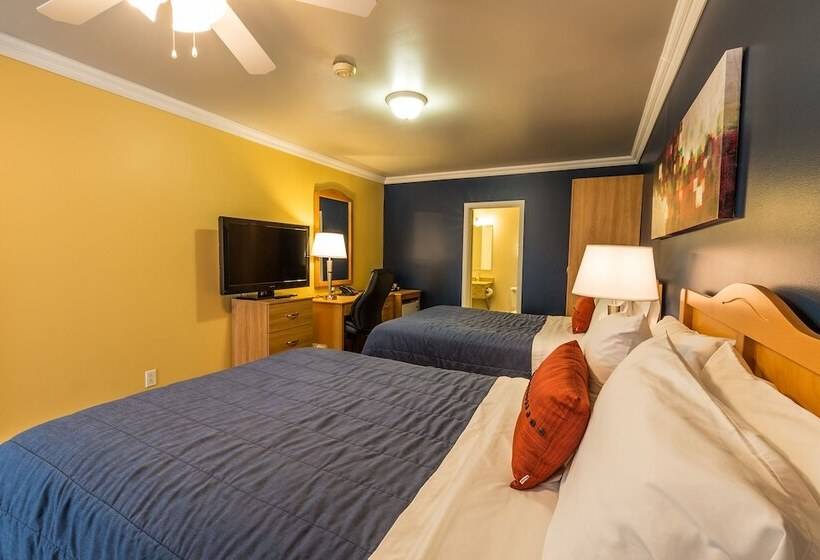 اتاق استاندارد با 2 تخت دوبل, Motel Au Vieux Piloteux