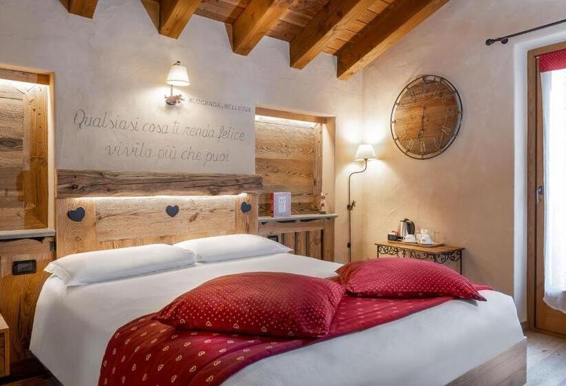 اتاق استاندارد با بالکن, Locanda Bellevue