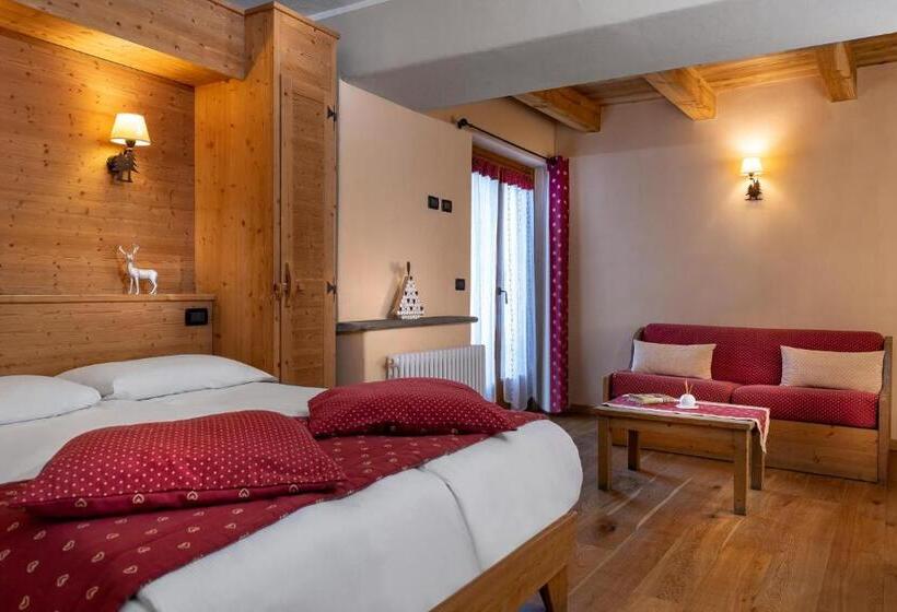 اتاق استاندارد با بالکن, Locanda Bellevue