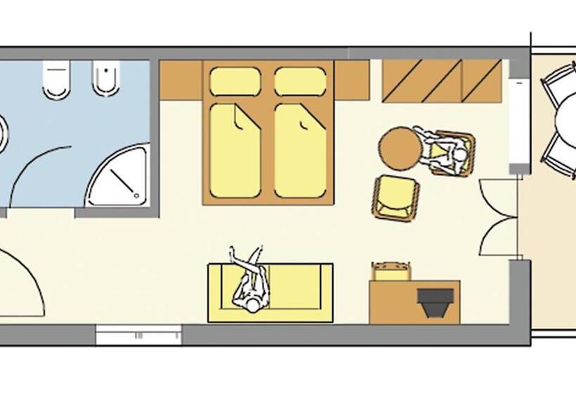 اتاق راحتی, Residence Hotel Gasser