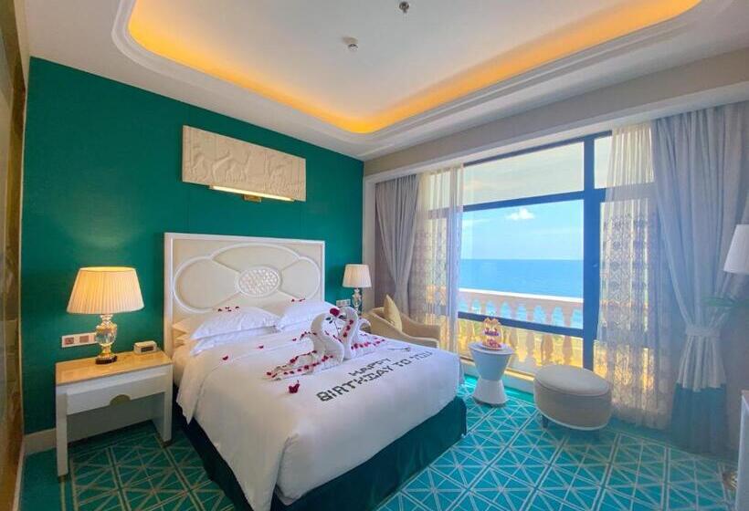 اتاق استاندارد با چشم‌انداز دریا, Continental Xin Hao Hotel And Resort 洲际新濠酒店
